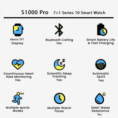 S1000 Pro 7+1 Series 10 Smart Watch